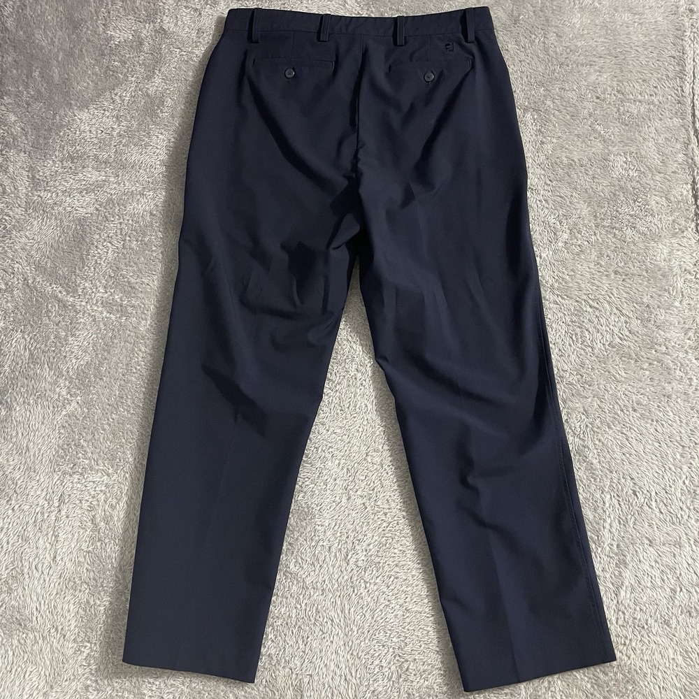 FootJoy Pants Mens Size 36x32 Blue Golf Straight Leg Stretch Performance Casual - Picture 8 of 8